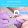 Difenni Cuticle Drill BitCuticle Drill Bits for nails 3pcs Diamond Nail Drill Bits for 332Electric Nail File Machine Pedicure Tool