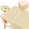 Mixweer 9 Pcs 3 Set Microfiber Massage Table Sheets Set Bulk Includes Flat Sheet, Fitted Sheet with Pocket, Face Rest Cover(Beige