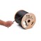 TRUE CABLE Cat5e Outdoor Bulk Ethernet Cable Unshielded 500ft Black UV Resistant OSP Jacket 24AWG Solid Bare Copper 350MHz PoE 4PPoE