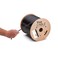 TRUE CABLE Cat5e Outdoor Bulk Ethernet Cable Unshielded 500ft Black UV Resistant OSP Jacket 24AWG Solid Bare Copper 350MHz PoE 4PPoE