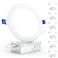 Sunco Lighting 6 Pack 6 Inch Ultra Thin LED Recessed Ceiling Lights 5000K Daylight Dimmable 14W Wafer Thin Canless with Junction Box