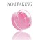 ZEJIA 5 Gram Sample Containers with Lids Mini Makeup Containers Empty Plastic Travel Cosmetic Containers with Labels200 Count Pink Lid