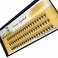 BODERMINCER 10D 60pcs Black Handmade False Eyelashes Natural Long Individual Eyelashes Extension Fake Lashes Makeup Beauty Cosmetic 6mm