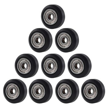 Aokin 3D Printer POM Wheel Plastic Pulley Linear Bearing for Creality Ender 3 Ender 3 Pro Ender 3 V2 CR10 CR10S Series 3D Printer 10 Pcs