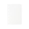 Mogoostry 2 Pack A7 Binder Dividers 6 Tabs Clear Plastic Binder Index Tabs Planner Divider for Round Ring Binder Sheet Protector Total 12 Dividers