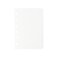Mogoostry 2 Pack A7 Binder Dividers 6 Tabs Clear Plastic Binder Index Tabs Planner Divider for Round Ring Binder Sheet Protector Total 12 Dividers
