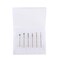 MZCMSL Russian Cuticle Drill Bit Set with Case,6pcs Cuticle Remover Bits (Needle,Ball,Flame,Cylinder,Tapered,Diamond Nail Bit Stone Bit