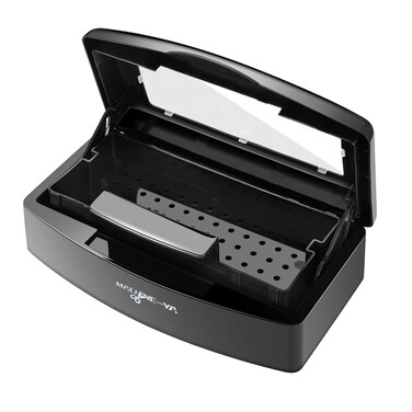 Machine-Ya MachineYa Plastic Sterilizing Traysterilization boxnail art tool sterilizer tray Sterilizer Tray Box Nail Art Salon Sterilizing Tooblack