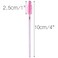 G2PLUS 100PCS Eyelash Mascara Brushes Disposable Lash Spoolies Crystal Mascara Wands Makeup Kits for Eyelash Extensions and Eyebrow Pink
