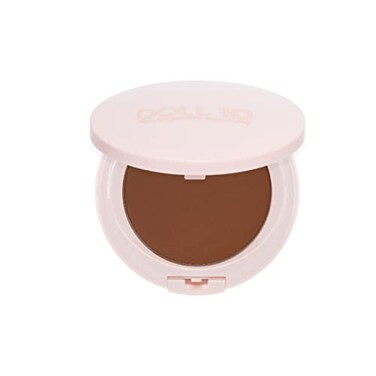 Doll 10 T.C.E. Super Coverage Serum Powder Foundation - Lightweight Buildable Full Coverage Hydrating Anti-Aging Face Makeup (Deep Rich