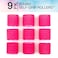 Conair Heatless Curls Extra Large Hair Rollers heatless overnight curlers for long lengths volumized waves Hot Pink 9 Count wstorage case
