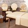Oudain 4 Sets 3 Piece Soft Microfiber Massage Table Sheets Set Bulk Includes Massage Flat Sheet and Fitted Sheet and Face Rest CoverBeige