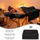 Oudain 4 Sets 3 Piece Soft Microfiber Massage Table Sheets Set Bulk Includes Massage Flat Sheet and Fitted Sheet and Face Rest CoverBlack