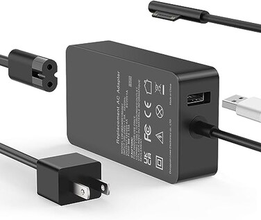 TREE.NB Surface Pro Charger 65W Laptop Charger Compatible with Microsoft Surface Pro 9876543X Surface Go 321 Surface Laptop 54321 Surface Book 321