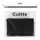 Cuttte 500PCS Disposable Micro Swabs for Eyelash Extension Micro Applicators Eyelash Swabs for Makeup Application Black Head Diameter 20mm
