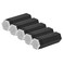 Cuttte 500PCS Disposable Micro Swabs for Eyelash Extension Micro Applicators Eyelash Swabs for Makeup Application Black Head Diameter 20mm