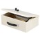 xydled Fire Resistant Safe Fire Safe Box with Key Lock for Home Office Security Storage for Valuables Documents128 x 85 x 45 InchWhiteBeige