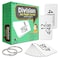 Star Right Math Flash Cards Division Flash Cards 156 Hole Punched Math Game Card 2 Binder Rings for Ages 8 and Up 3rd 4th 5th and 6th Grade