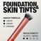 Real Techniques Expert Face Professional Foundation Makeup Brush for Even Streak Free Application Dense Bristles For Buffing Orange 1 Count