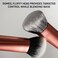 Real Techniques Expert Face Professional Foundation Makeup Brush for Even Streak Free Application Dense Bristles For Buffing Orange 1 Count