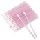 G2PLUS 100PCS Glitter Crystal Lip Brush Disposable Lip Brushes Lip Gloss ApplicatorsLip Gloss Wands Applicator Perfect Makeup Tool Kits Pink