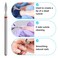 Difenni Cuticle Drill BitNail Drill Bits Flame Cuticle Clean Drill Bit for 332Electric Nail File Machine Cuticle Bit Nail Prep Tool Red Flame