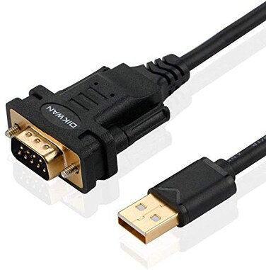 OIKWAN USB to RS232 USB Serial Adapter with FTDI ChipsetUSB 20 to Male DB9 Serial Cable for Windows 1110 8 7 Vista XP 2000 Linux and Mac OS6ft