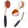 Yoseng Oval Foundation Brush Second Largest Toothbrush Makeup Brushes Fast Flawless Application Liquid Cream Powder Foundation SunscreenMedium