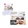Ruby Kisses Go Brow Eyebrow Kit Dual Shade Powder Wax Includes 3 Stencils Perfect for Shaping Defining Natural Brow Look Ideal for Sparse Brows