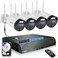 WEILAILIFE 90 Days Storage Outdoor Wireless Security Camera System Wireless Cameras for Home Security WiFi Video Surveillance Home Security Cameras Systems