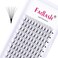 FADLASH Premade Volume Eyelash Extensions 007 10D Lash Extensions C Curl Premades 13mm Volume Premade Fans Pointed Base Middle Stem 10D007C 13mm