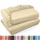 Utopia Bedding King Fitted Sheets Bulk Pack of 2 Bottom Sheets Soft Brushed Microfiber Deep Pockets Shrinkage Fade Resistant Easy Care King Beige