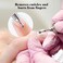 Difenni Cuticle Drill BitNail Drill Bits Flame Cuticle Clean Drill Bit for 332Electric Nail File Machine Cuticle Bit Nail Prep Tool RedBall shape