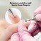 Difenni Cuticle Drill BitNail Drill Bits Flame Cuticle Clean Drill Bit for 332Electric Nail File Machine Cuticle Bit Nail Prep Tool RedBall shape