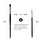 MSQ Eye Makeup Brushes Eyeshadow Makeup Brushes Set with Soft Synthetic Hairs Real Wood Handle for Eyeshadow Eyebrow Eyeliner Blending Black 4PCS
