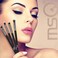 MSQ Eye Makeup Brushes Eyeshadow Makeup Brushes Set with Soft Synthetic Hairs Real Wood Handle for Eyeshadow Eyebrow Eyeliner Blending Black 4PCS