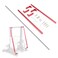 Zeberoxyz Red Supporting Rod Set for Ender 3D Printer Upgrade 3D Printer Supply Parts for 3D Printer Ender 3Ender 3 proEnder 3 V2 3D Printer 365MM