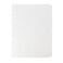 Mogoostry 2 Pack A5 Binder Dividers 6 Tabs Clear Plastic Binder Index Tabs Planner Divider for Round Ring Binder Sheet Protector Total 12 Dividers