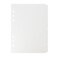 Mogoostry 2 Pack A5 Binder Dividers 6 Tabs Clear Plastic Binder Index Tabs Planner Divider for Round Ring Binder Sheet Protector Total 12 Dividers