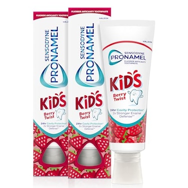 Sensodyne Pronamel Kids Toothpaste, Fluoride Anticavity Toothpaste, Cavity and Enamel Protection, for Ages 2, Berry Twist Flavored, 4 oz (2 Pack