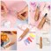 Deciniee 2PCS Silicone Practice Fingers for Acrylic Nails Soft Nail Training Model Practice Finger Flexible Nail Mannequin Finger for DIY Nails PracticeNo 3