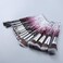 Kingtree Makeup Brushes 15PCS Crystal Makeup Brush Set Premium Synthetic Foundation Face Powder Foundation Eyeshadow Brushes Professional Make Up Kit