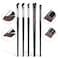 Etercycle 5Piece Set Eyeliner Brushes for Precision Makeup Application Fine Angled Ultra Thin Slanted Flat Angle for Professional Beauty Cosmetic Tool