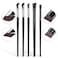 Etercycle 5Piece Set Eyeliner Brushes for Precision Makeup Application Fine Angled Ultra Thin Slanted Flat Angle for Professional Beauty Cosmetic Tool