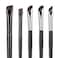 Etercycle 5Piece Set Eyeliner Brushes for Precision Makeup Application Fine Angled Ultra Thin Slanted Flat Angle for Professional Beauty Cosmetic Tool