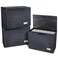 Leffis 3 Pack Comic Book Storage Comic Book Box Collapsible and Stackable Comic Short Box with Lid and Label Slot 155 X 75 X 113 Holds 150 Comics Black