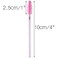 G2PLUS 300PCS Crystal Eyelash Brushes Pink Disposable Mascara Wands Makeup Applicator Adjustable Lash Spoolies for Eyelash Extensions and Eyebrow Brush