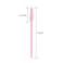 G2PLUS 100PCS Disposable Eyelash Brushes Adjustable Mascara Wands Makeup Applicator Lash Spoolies Brushes for Eyelash Extensions and Eyebrows Baby Pink