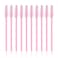 G2PLUS 100PCS Disposable Eyelash Brushes Adjustable Mascara Wands Makeup Applicator Lash Spoolies Brushes for Eyelash Extensions and Eyebrows Baby Pink