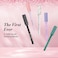 MelodySusie 50 Pcs Nail Drill Bits Small Sanding Bands with 31mm Mandrel Bit 120 Medium Grit Nail File for Acrylic Nails Gel Manicures and Pedicure Pink